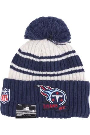 New Era Tilbehør, Herre, Flerfarvet, ONE SIZE, Uld, Tennessee Titans Pom Pom Beanie Hat