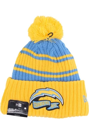 New Era Tilbehør, Herre, Flerfarvet, ONE SIZE, NFL Los Angeles Chargers Pom Pom Beanie
