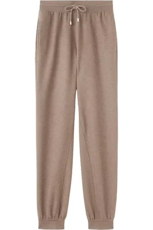Loro Piana Bukser, Dame, , M, Uld, Joggers med unik tekstur