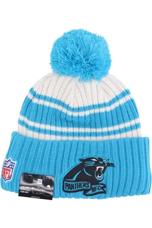 New Era Tilbehør, Herre, Blå, ONE SIZE, Carolina Panthers Pom Pom Beanie Hat