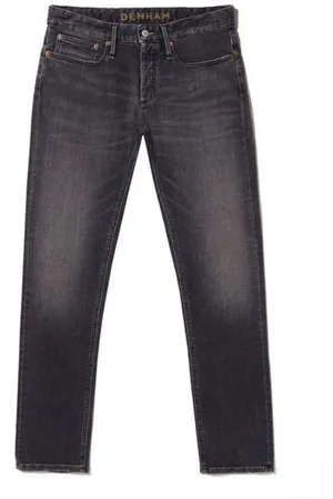 Denham Jeans, Herre, Grå, W32 L32, Uld, Moderne Slim Fit Jeans