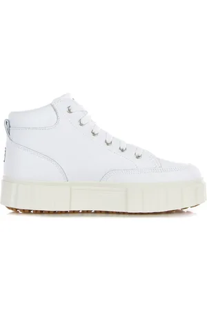Fila Sko, Dame, Hvid, 38 EU, Læder, Hvid High-Top Snøresko