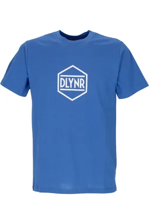 DOLLY NOIRE Top, Herre, Blå, S, Bomuld, Blå Logo Tee Kortærmet T-shirt