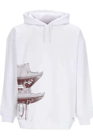 DOLLY NOIRE Sweathshirts & Hoodies, Herre, Hvid, L, Bomuld, Tokyo Herre Hoodie Hvid
