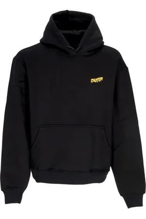 DOLLY NOIRE Sweathshirts & Hoodies, Herre, Sort, M, Bomuld, Sort Ridder Hættetrøje med Kængurulomme