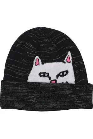 Rip N Dip Tilbehør, unisex, Sort, ONE SIZE, Reflekterende hue med Lord Nermal