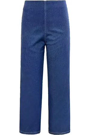 Liberté Jeans, Dame, Blå, L, Denim, Vide Denim Bukser med Flare til Kvinder