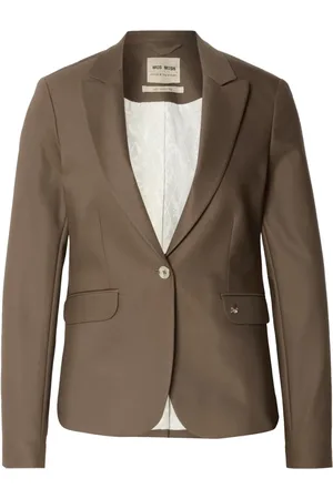 Mos Mosh Jakke, Dame, Brun, L, Bomuld, Klassisk Night Blazer Rain Drum