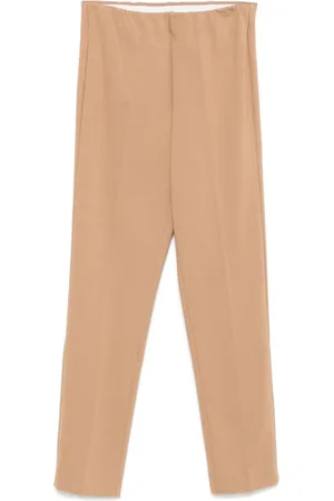 LE TRICOT PERUGIA Bukser, Dame, Brun, 3XL, Karamelbrune Stretch Pressede Bukser