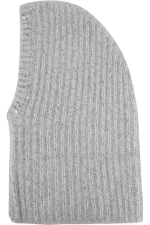 PANICALE Tilbehør, Dame, Grå, ONE SIZE, Paillet Balaclava til Eksklusivitet
