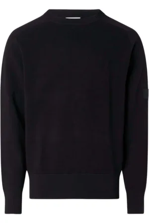 Calvin Klein Sweathshirts & Hoodies, Herre, Sort, XL, Bomuld, Milano Stitch Comfort Sweater