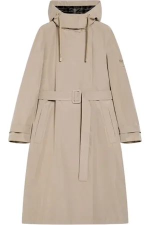 Max Mara Frakke, Dame, , S, Nylon, Vandtæt Trenchcoat med Isolerende Teknologi