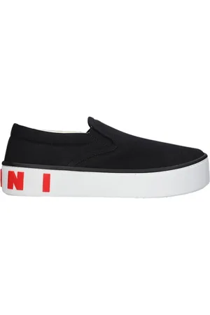 Marni Sko, Herre, Sort, 43 EU, Bomuld, Slip-On Gym Sko