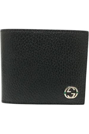 Gucci Pre-owned, Herre, Sort, ONE SIZE, Tyl, Pre-owned Laeder punge