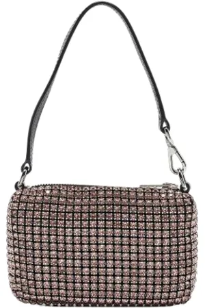 Alexander Wang Pre-owned, Dame, Lyserød, ONE SIZE, Uld, Pre-owned Laeder clutches