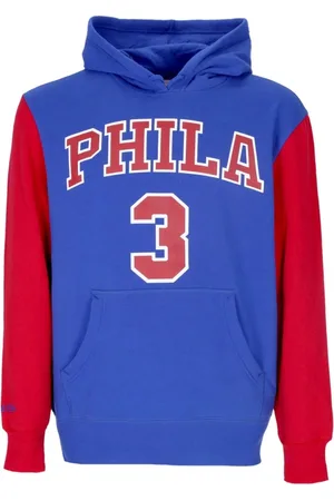 Mitchell & Ness Sweathshirts & Hoodies, Herre, Blå, L, Bomuld, NBA Mode Fleece Hoodie 1996