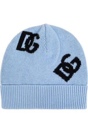 Dolce & Gabbana Tilbehør, Dame, Blå, ONE SIZE, Kasket med logo