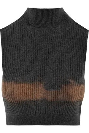 AKEP Strik, Dame, Grå, S, Uld, Grå Top til Stilfuldt Look