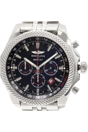 Breitling Pre-owned Pre-owned, Herre, Sort, ONE SIZE, Tyl, Pre-owned Metal watches