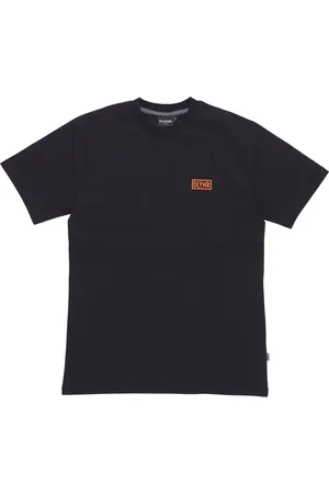 DOLLY NOIRE Top, Herre, Sort, L, Bomuld, Logo Back Tee Sort/Orange