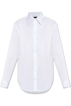 Emporio Armani Skjorte, Herre, Hvid, 4XL, Bomuld, Bomuldsskjorte