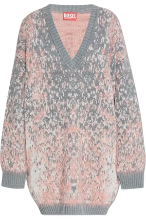 Diesel Strik, Dame, Lyserød, S, Bomuld, Sweater M-Rosario