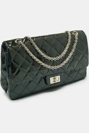 CHANEL Pre-owned, Dame, Blå, ONE SIZE, Uld, Pre-owned Laeder chanel-tasker