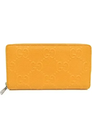Gucci Pre-owned, unisex, Gul, ONE SIZE, Pre-owned Laeder punge
