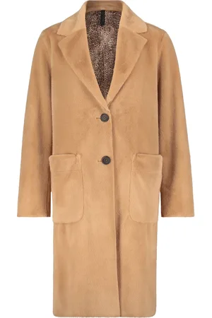 Betty Barclay Frakke, Dame, Brun, S, Polyester, Dyretryk Overgangsfrakke