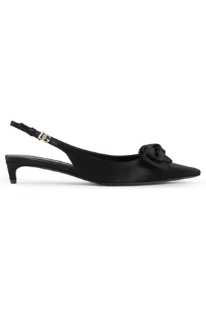 Dolce & Gabbana Sko, Dame, Sort, 36 EU, Elegant Sort Slingback Sko