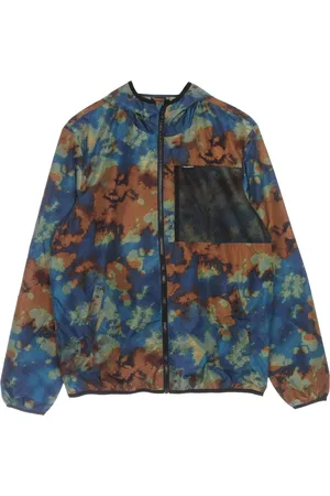 Element Jakke, Herre, Flerfarvet, XL, Polyester, Mørk Magma Windbreaker Jakke med Hætte