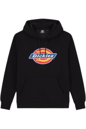 Dickies Sweathshirts & Hoodies, Herre, Sort, M, Bomuld, Ikon Logo Hættetrøje til Mænd