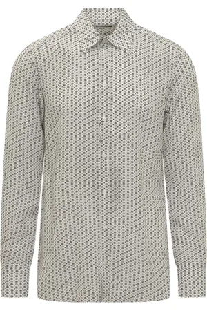 Dolce & Gabbana Skjorte, Herre, Hvid, 2XL, Uld, Stilfuld Skjorte med G5Kx7Tis1Rehaxkn Detalje