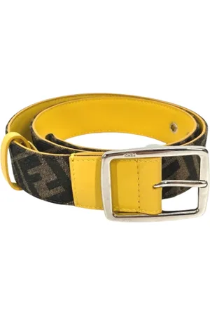 Fendi Pre-owned, unisex, Brun, ONE SIZE, Pre-owned Laeder baelter
