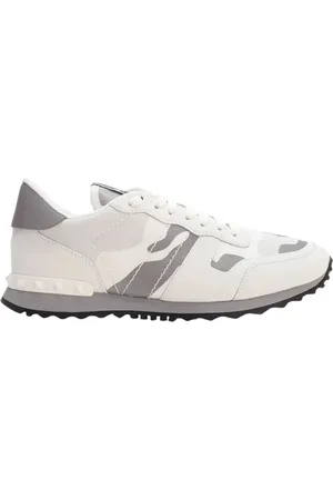 VALENTINO GARAVANI Sko, Herre, Grå, 45 EU, Uld, Stilfulde sneakers med unikt design