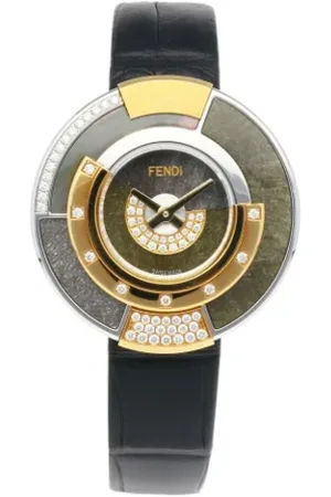 Fendi Pre-owned, unisex, Flerfarvet, ONE SIZE, Pre-owned Rustfrit stal watches