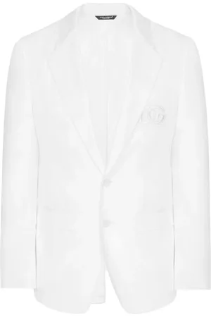 Dolce & Gabbana Jakke, Herre, Hvid, L, Uld, Stilfuld Jakke G2Sm6Zfu6Zfw0800
