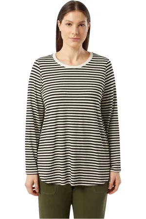 Persona by Marina Rinaldi Top, Dame, Hvid, XL, Hvid Sweater med Ribbed Trim