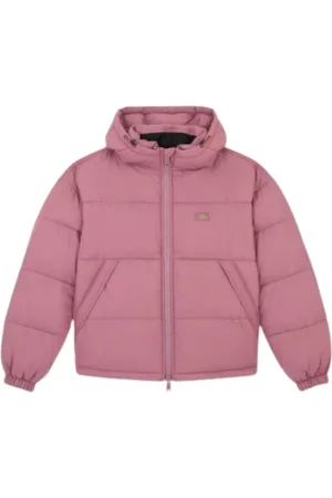 Dickies Jakke, Dame, Lyserød, XS, Uld, Oversized Puffer Jakke Kvinder