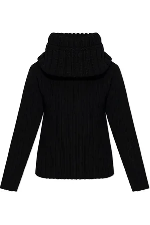 Alexander McQueen Strik, Dame, Sort, XS, Uld, Uld Turtleneck