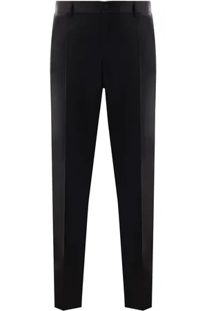 Dolce & Gabbana Bukser, Herre, Sort, 2XL, Slim Fit Casual Bukser