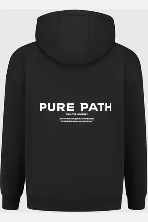 Pure Path Sweathshirts & Hoodies, Herre, Sort, 2XL, Bomuld, Sort Signature Hoodie Mænd