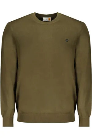 Timberland Strik, Herre, Grøn, 3XL, Bomuld, Grøn bomuldspullover
