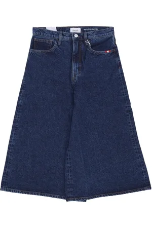 AMISH Shorts, Dame, Blå, W26, Denim, Lys Sten Denim Jeans til Kvinder