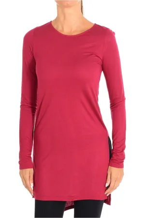 Benetton Kjole, Dame, Rød, XS, Uld, Langærmet Rød Kjole Enkel Design