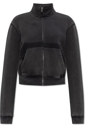 Alexander Wang Sweathshirts & Hoodies, Dame, Grå, L, Bomuld, Sweatshirt med vintageeffekt