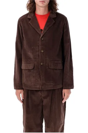 Pop Trading Company Jakke, Herre, Brun, M, Brun Corduroy Arbejdsjakke Aw24