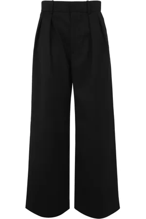 WARDROBE.NYC Bukser, Dame, Sort, XS, Uld, Sort Low Rise Bukser