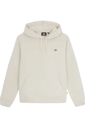Dickies Sweathshirts & Hoodies, Herre, Hvid, M, Uld, Beige Whitecap Grey Hættetrøje med Fleece Foring