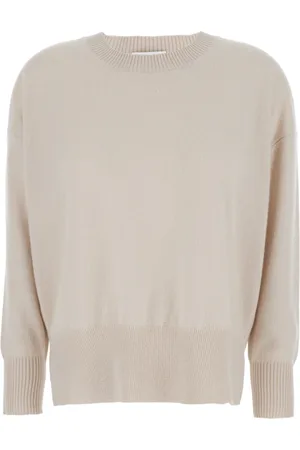 Allude Strik, Dame, , M, Cashmere, Kashmir Rund Hals Sweater i